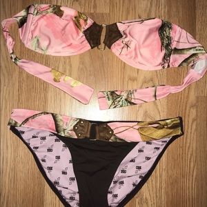 Pink Camo Bikini Size Small